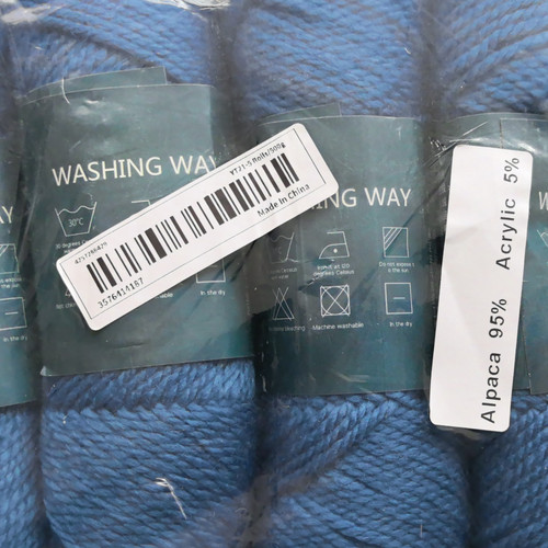 Strickgarn garnknäuel blau - strickgarn,
